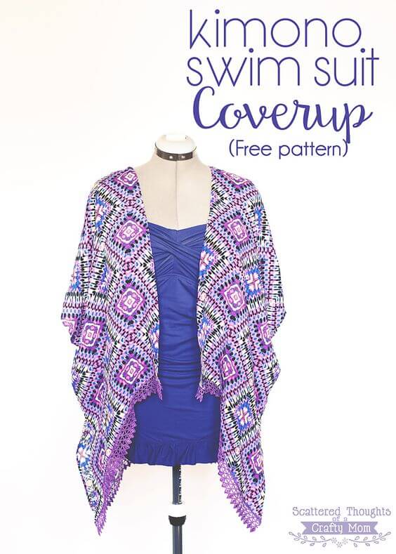 Kimono swimwear coverup 